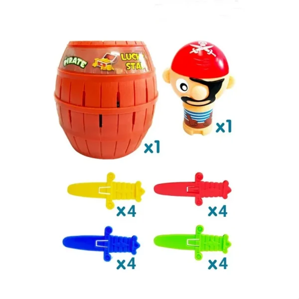 Game Pula Barrel Pirate Medium Child Toy - Imagem 6