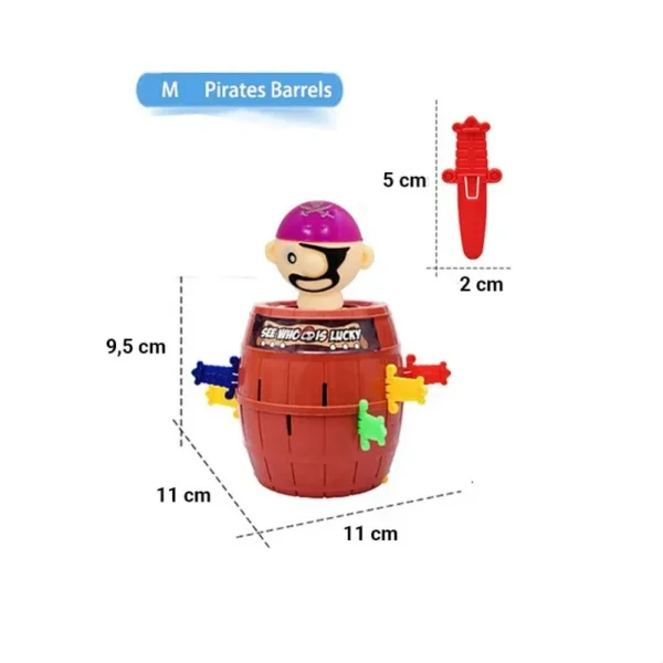 Game Pula Barrel Pirate Medium Child Toy - Imagem 5