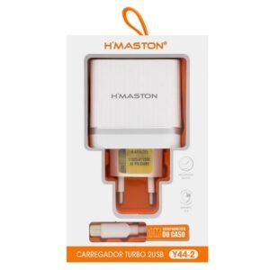 Carregador Turbo Cabo Tipo IOS 1 Metro 4.8A Com 2 Entradas USB